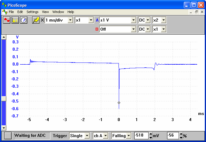 secondary ignition waveform