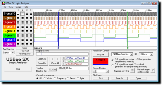 usbee-sx logic analyzer