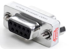 kvaser dsub 9 pin 120 ohm termination adapter