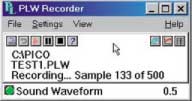 Fig.7.Setting up and selecting the record program