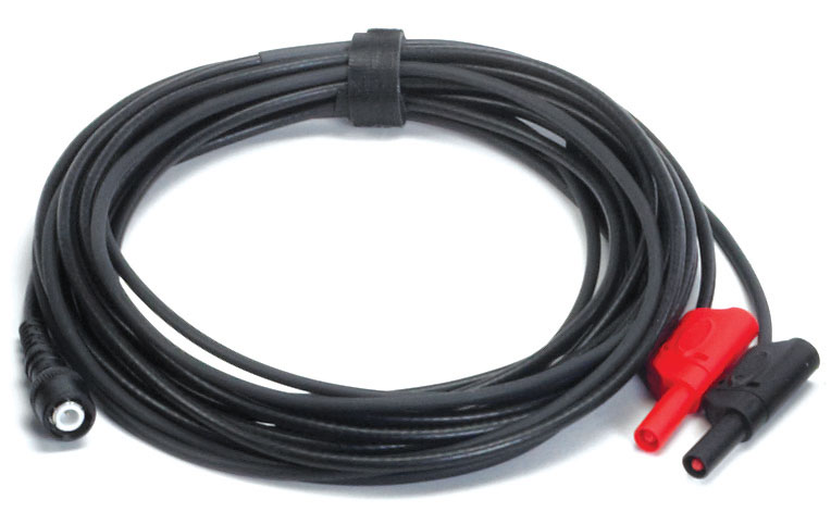 ta203 Premium Test Lead: BNC to 4 mm, 5 m - black