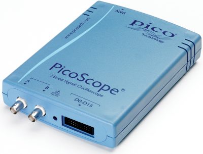 MSO 2205 Oscilloscope Showing Data Input MSO 2205 Oscilloscope