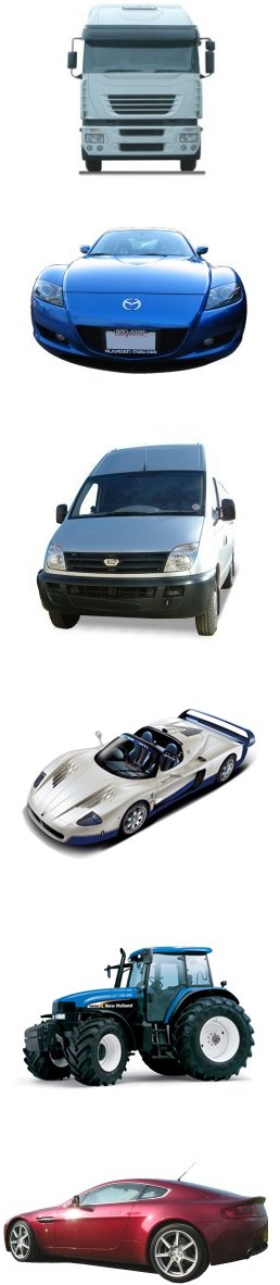 Different Vehicles