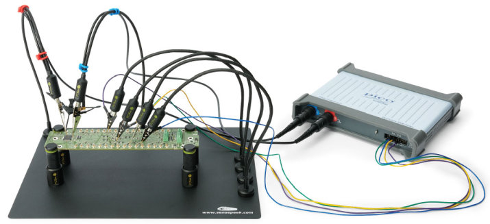 PCBite Loaded and Connected to Picoscope
